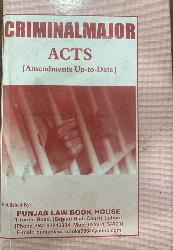 Criminal Major Act Combine Edition 2025 By PLBH