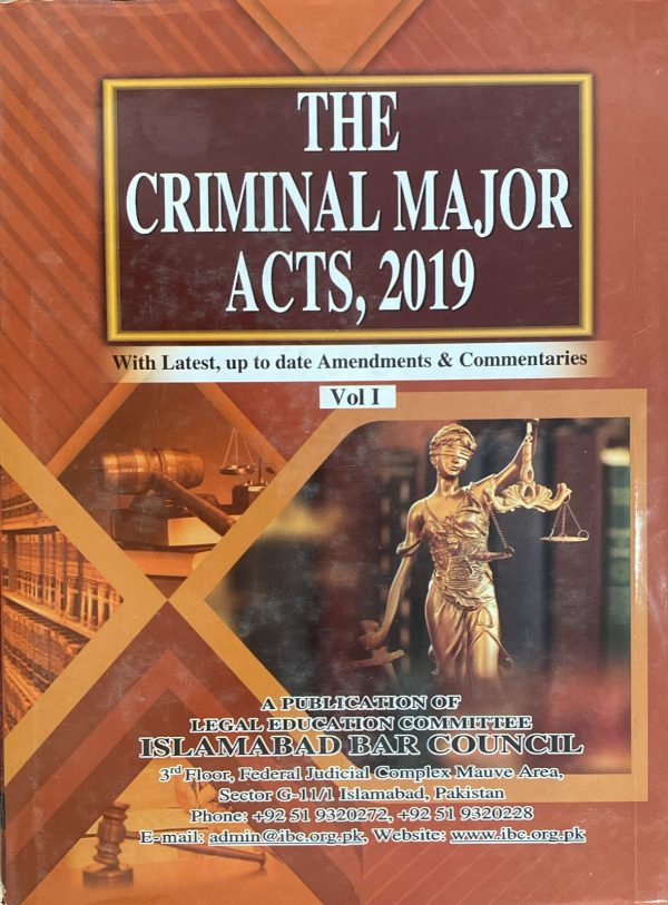 The Criminal Major Act 2019 Volume 1, Islamabad Bar Council