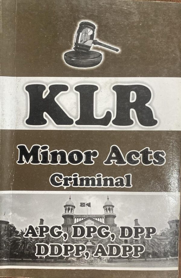 Minor Acts Criminal 2017-2018, KLR
