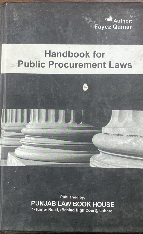Handbook for Public Procurement Law, by Fayez Qamar, PLBH