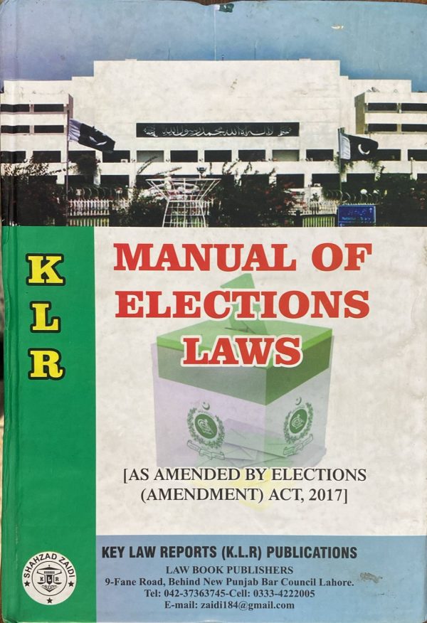Manual of Elections Law, Edition 2021, KLR