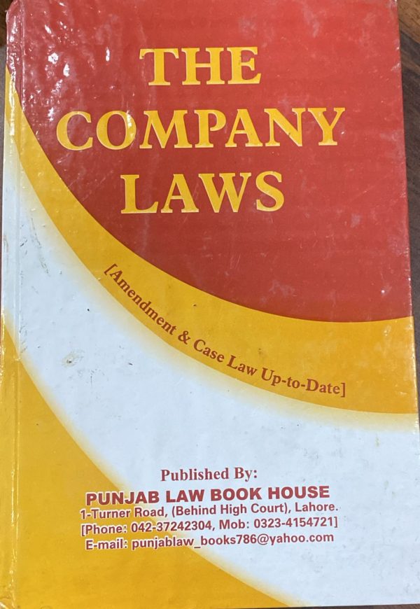 The Company Laws 1984, Nafeer Ahmed Malik, PLBH