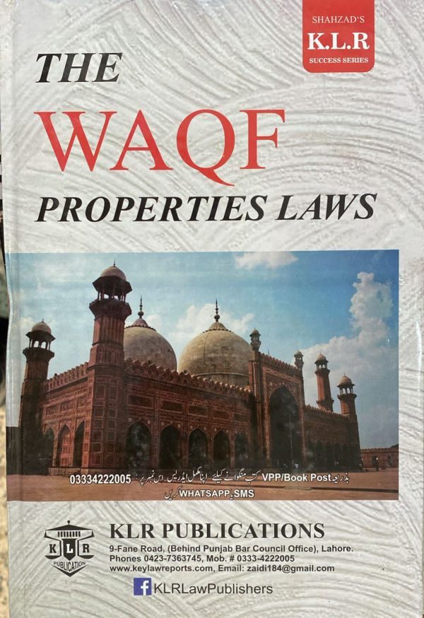 The Waqf Properties Law, Edition 2021, by Yasoob Zahra