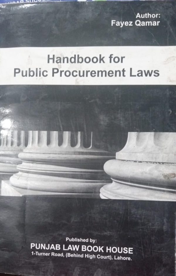 Handbook For Publice Procurement Laws By Fayez Qamar PLBH Edition 2014