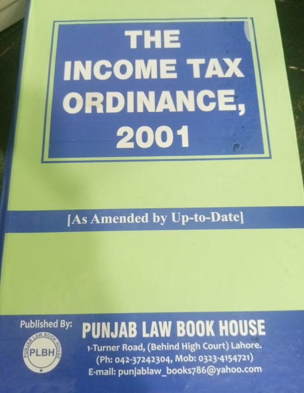 The Income Tax Ordinance 2001 Amended 2013-14 By Zia H Rizvi PLBH