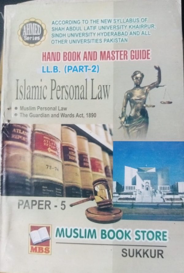 Hand Book And Master Guide LLB Part 2 Constitutional Law 2 Paper 1 Muslim Book Store Ahmad Series