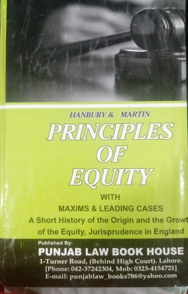 Principles Of Equity With Maxims & Leading Cases By Syed Naveed Abbas PLBH