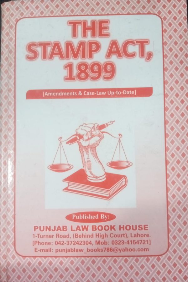 The Stamp Act 1899 By Javed Iqbal Hashmi PLBH