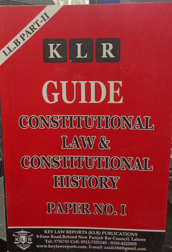 Constitutional Law Constituional History Paper