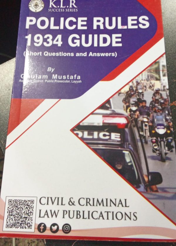 Police Rues 1934 Guide