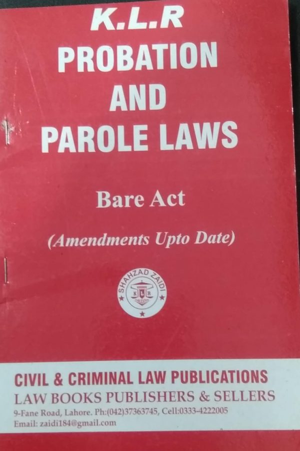 probation and parolelaws,klr