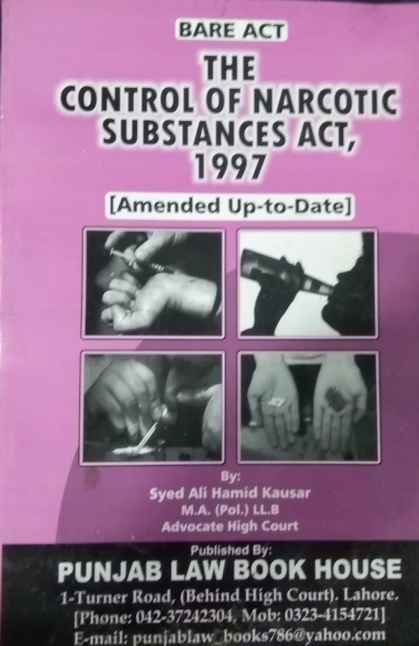 Control of narcotic substnces act 1997,plbh