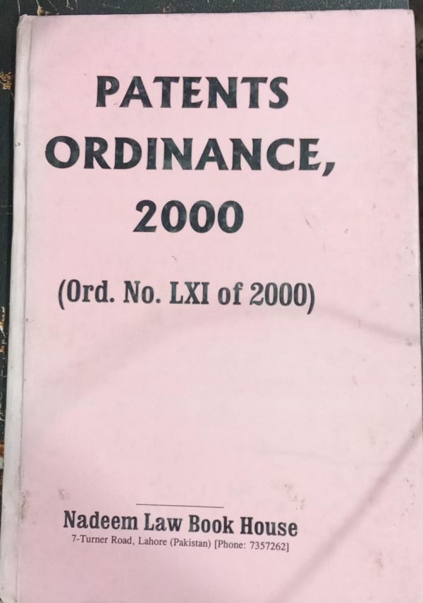 PATENTS ORDIANANCE 2000,ABDUL STAR,NADEEM LAW