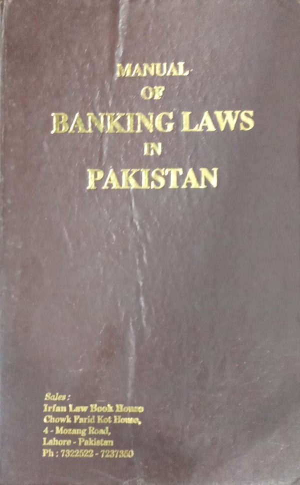 BANKING LAWS OF PAKISTAN ,KHURAM SAEED,MODERN LAW BOOK