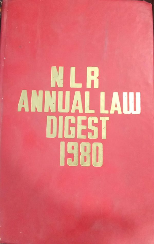 NLR ANNUAL LAW DIGEST 1980,ZIA UL ISLAM JANJUA