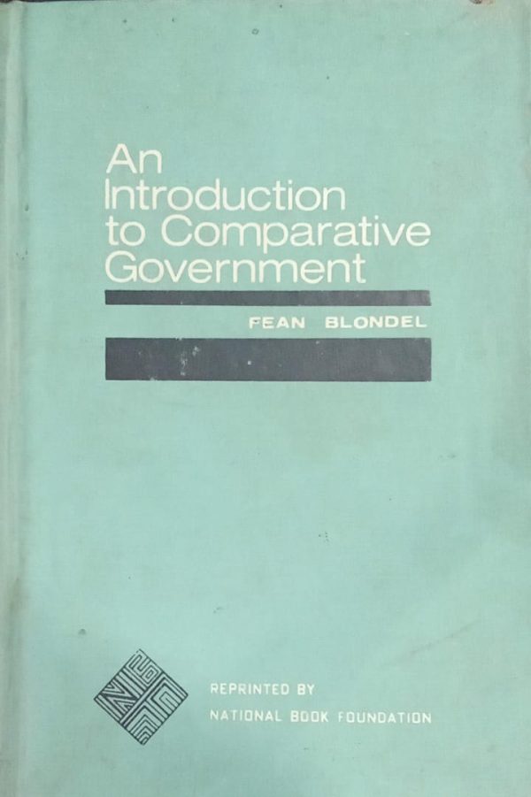 An introduction to comparative government,jean blondel,london