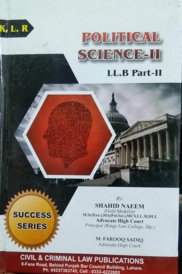 POLITICAL SCIENCE-2,SHAHID NAEEM,KLR