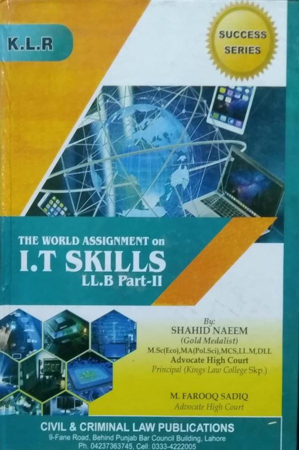 I,T SKILLS LL,B PART 2,SHAHID NAEEM,KLR