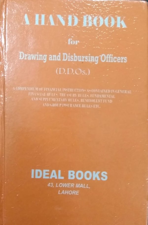 A HAND BOOK DRAWING AND DISBURSING D,D,OS,.IDEAL BOOK