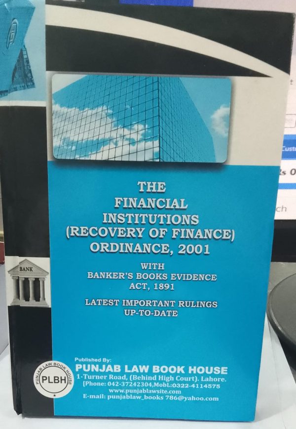 The Financial Institutions (Recovery of Finances) Ordinance 2001, by PLBH