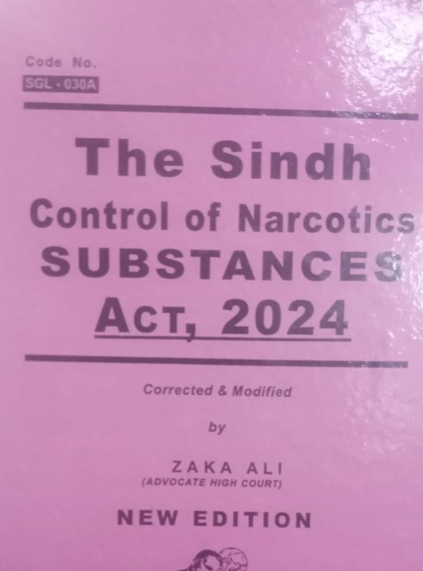 The sindh control of narcotics substances act 2024