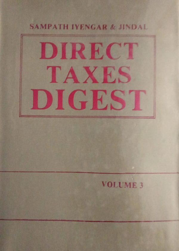 Direct Taxes Digest volume#3