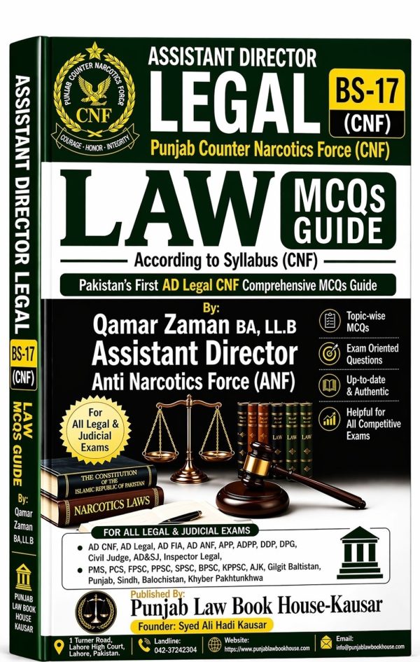 ASSISTANT DIRECTOR LEGAL-CNF (BS-17) | MCQs GUIDE