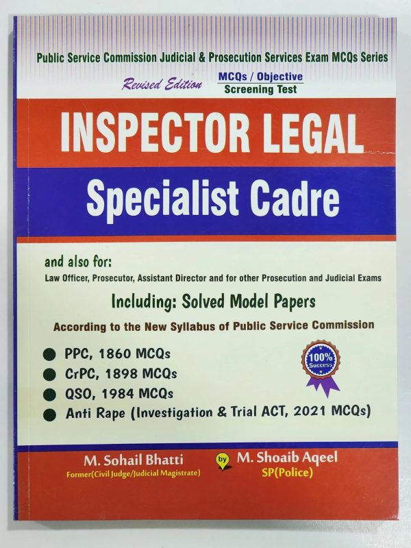 Inspector Legal Specialist Cadre