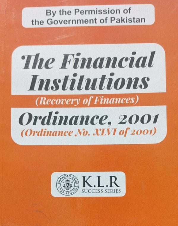 The Financial Institution Ordinance , 2001 KLR Law